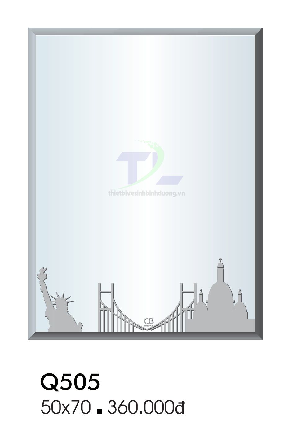 Gương soi phòng tắm QB Q505